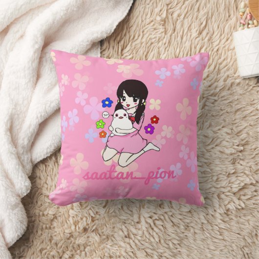 saatan_pion pillow クッション (ブランケット)