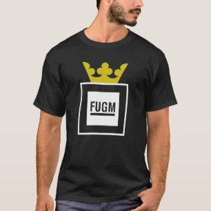 SABのTシャツ(Copyline無し)によるSaabの王冠とのFUGM Tシャツ