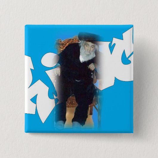 Saba王正方形ボタン 缶バッジ (正面)