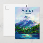 Saba Netherlands ポストカード (正面/裏面)