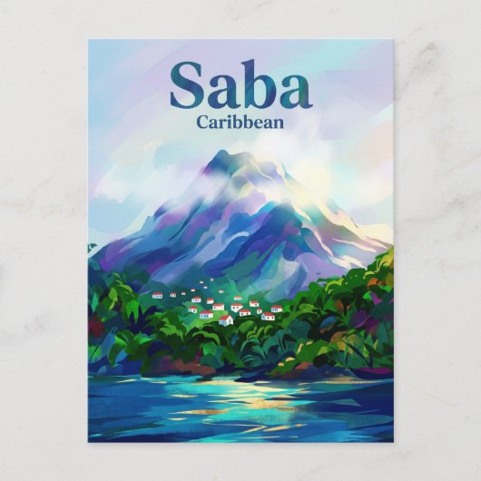 Saba Netherlands ポストカード (正面)