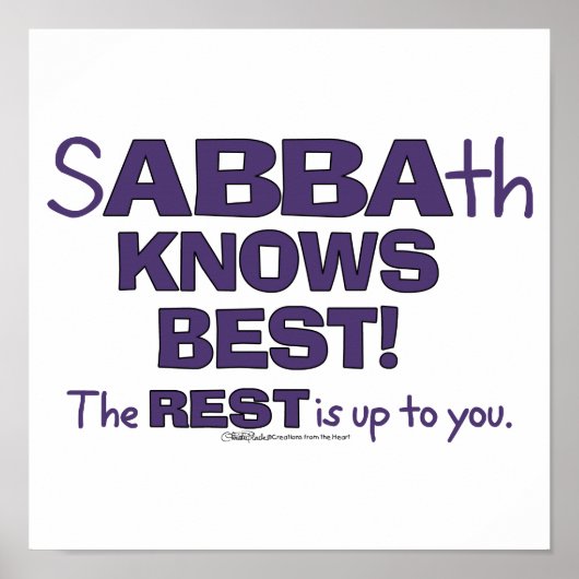 SABBAth Knows Best ポスター (正面)