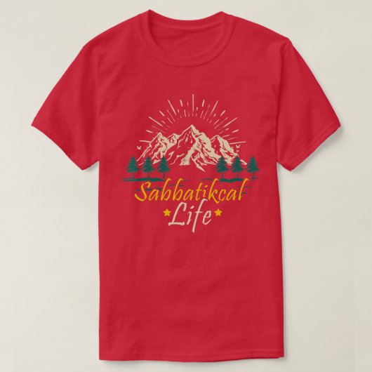 Sabbatical Life Final Year Travel Office Sabbat Be Tシャツ (デザイン正面)