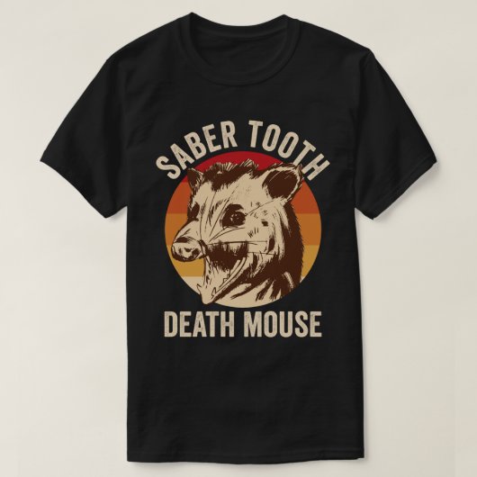 Saber Tooth Death Mouse Tシャツ (デザイン正面)