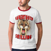 SabertoothのシリングのTシャツ Tシャツ (正面)