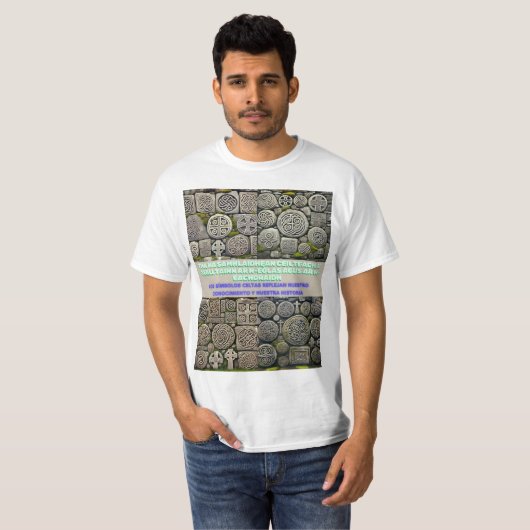 Sabiduría Celta: Símbolos y Conocimiento Tシャツ (正面フル)