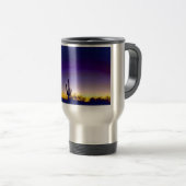 Sabino渓谷のアリゾナの日没 トラベルマグ (正面右)