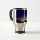 Sabino渓谷のアリゾナの日没 トラベルマグ (正面左)