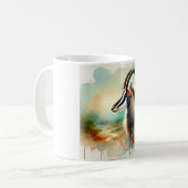 Sable Antelope 110724AREF106 - Watercolor コーヒーマグカップ (正面左)