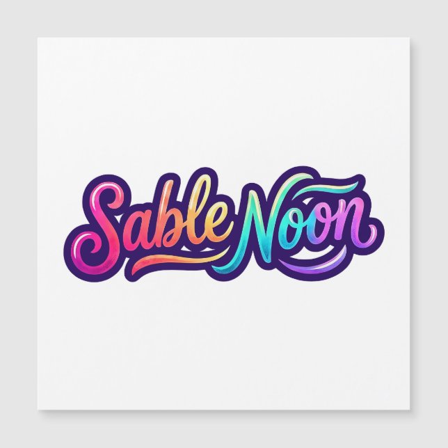 Sable Noon - ベーシックロゴ (正面)