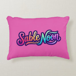 Sable Noon - ベーシックロゴ アクセントクッション