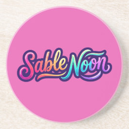Sable Noon - ベーシックロゴ コースター