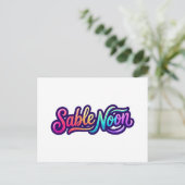 Sable Noon - ベーシックロゴ ポストカード (スタンド正面)