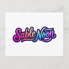 Sable Noon - ベーシックロゴ ポストカード