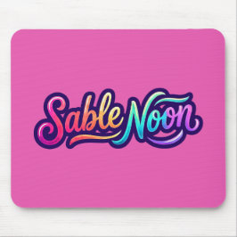 Sable Noon - ベーシックロゴ マウスパッド