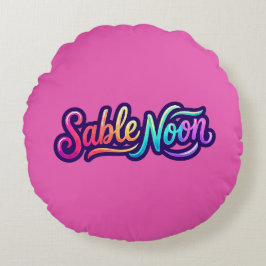 Sable Noon - ベーシックロゴ ラウンドクッション