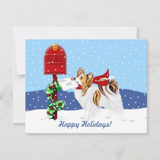 Sable Papilon Christmas Mail 招待状 (正面)