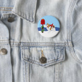 Sable Papilon Christmas Mail 缶バッジ (インサイチュ)