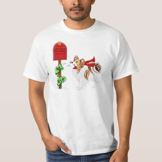 Sable Papilon Christmas Mail Tシャツ (正面)