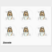 Sable Rough Collie Meet the Breed – ステッカー (シート)