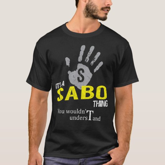 SABOって分からないもの Tシャツ (正面)