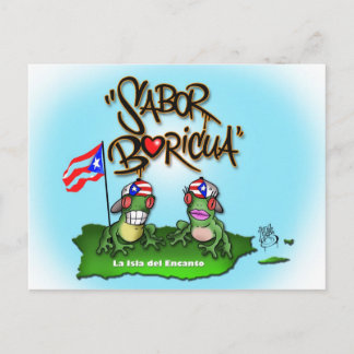 Sabor Boricua「Coqui」はがき ポストカード