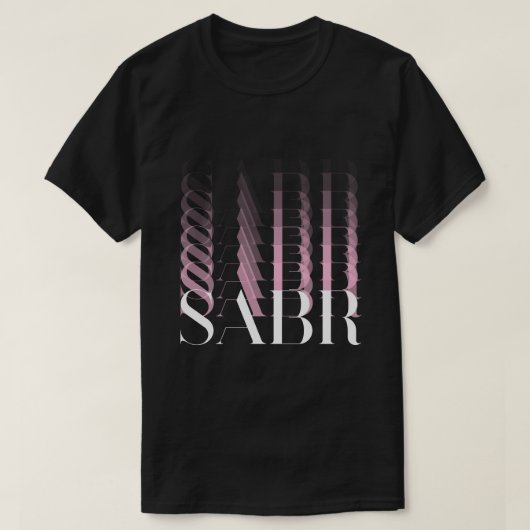 Sabr | イスラムTシャツ Tシャツ (デザイン正面)