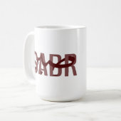 Sabr “忍耐” アラビア語 英語 マグカップ  (正面左)