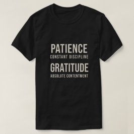 Sabr & Shukr イスラム教 - 忍耐と感謝 Tシャツ