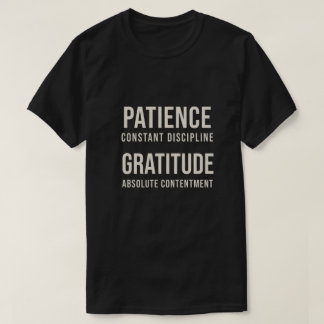 Sabr & Shukr イスラム教 - 忍耐と感謝 Tシャツ