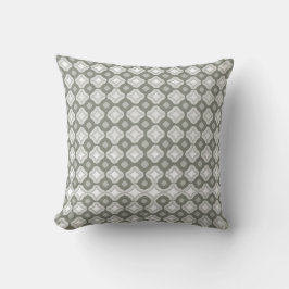 Sabre Gray Throw Pillow クッション
