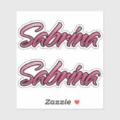Sabrina faded pink Aufkleber Sticker Stickerset シール (シート)