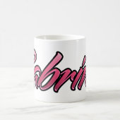 Sabrina faded pink Tasse Teetasse Kaffeetasse コーヒーマグカップ (中央)