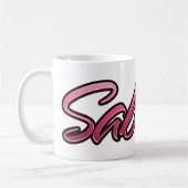Sabrina faded pink Tasse Teetasse Kaffeetasse コーヒーマグカップ (左)