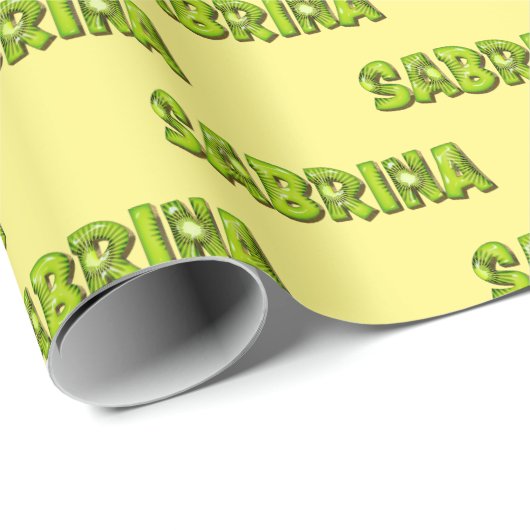 Sabrina Kiwi Fruit Geschenk papier Geschenkpapier ラッピングペーパー (ロールコーナー)