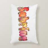 Sabrina - Personalized Bee Pillow アクセントクッション (正面(垂直))
