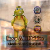 SACタートルロゴウィンドウにしがみつく ウィンドウサイン (シート2)