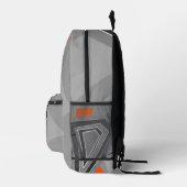 sac à dos graphique unisexe プリントバックパック (右)