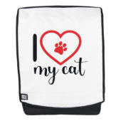 Sac à dos j'aime mon chat バックパック (正面)