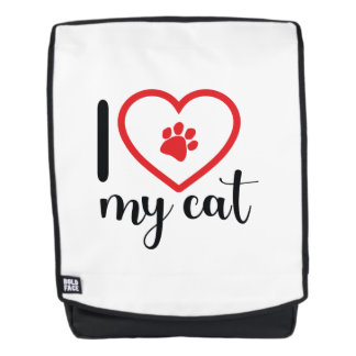Sac à dos j'aime mon chat バックパック