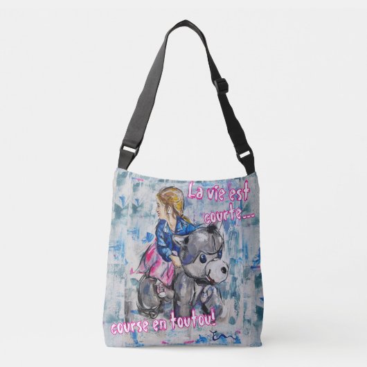 Sac Ajustable Course à toutou クロスボディバッグ (正面)