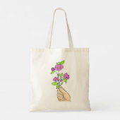sac avec attrape rêves en couleurs トートバッグ (裏面)