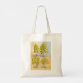 Sac avec thème oliviers provence. トートバッグ (裏面)
