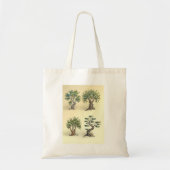 Sac avec thème oliviers provence. トートバッグ (正面)