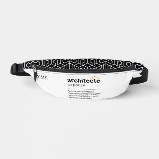 Sac banane Définition Architecte ファニーパック