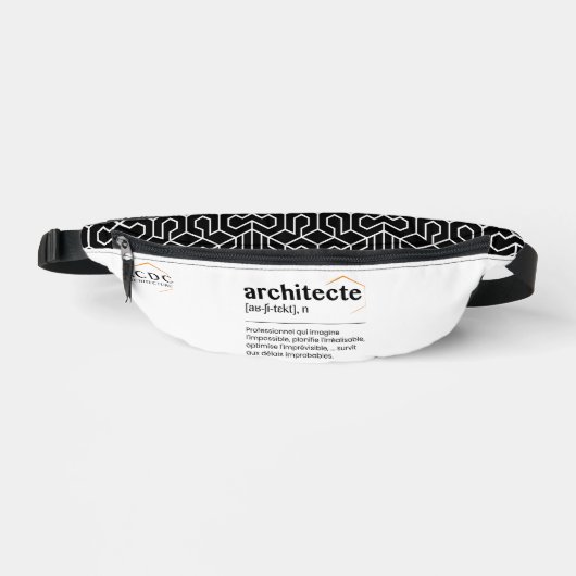 Sac banane Définition Architecte ファニーパック (正面)