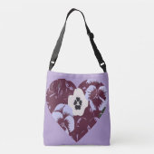 Sac Bandoulière Cœur de Violettes クロスボディバッグ (裏面)