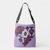 Sac Bandoulière Cœur Violet クロスボディバッグ (正面)