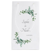 Sac cadeau Mariage Feuillage Eucalyptus スモールペーパーバッグ (正面)