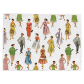 Sac Cadeau mode rétro 50 ラージペーパーバッグ (裏面)